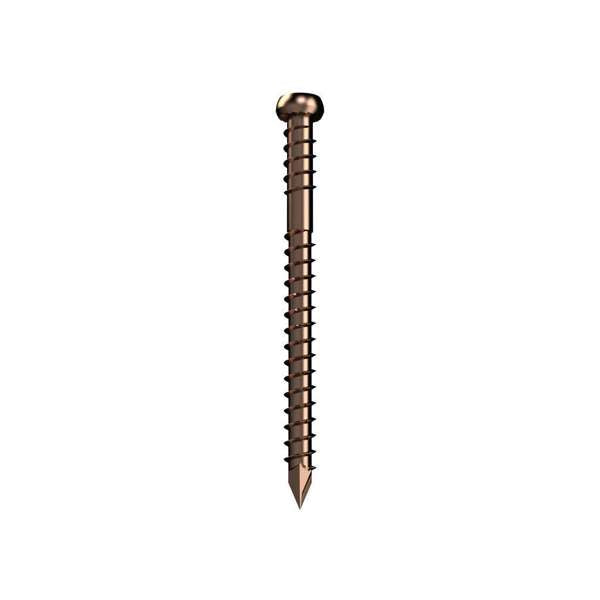 Bremick Decking Screw Trim Head Torx 20 Ultrafast Bronze 10g x 60mm - 500 Pack