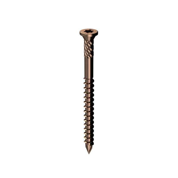 Bremick Decking Screw Truss Head Ultrafast Bronze 10g x 65mm - 500 Pack