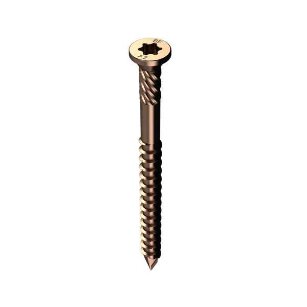 Bremick Decking Screw Truss Head Ultrafast Bronze 10g x 65mm - 500 Pack