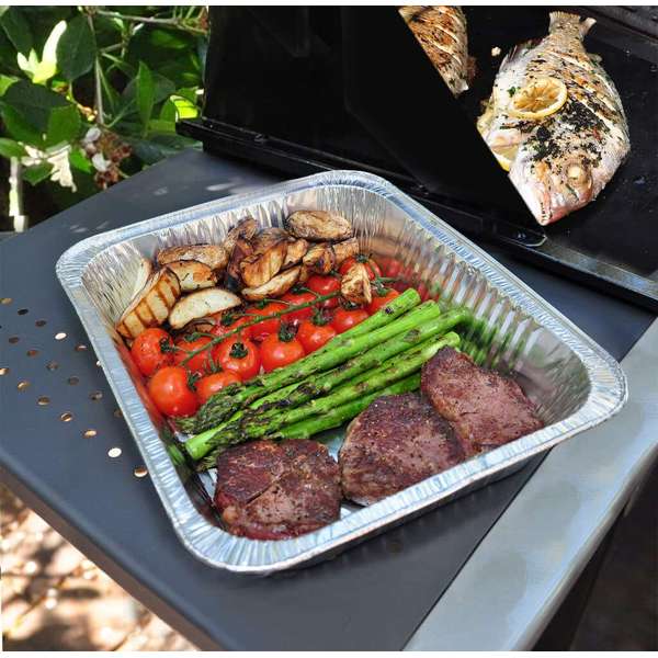 BBQ Buddy Aluminum Tray Large - 10 Pack