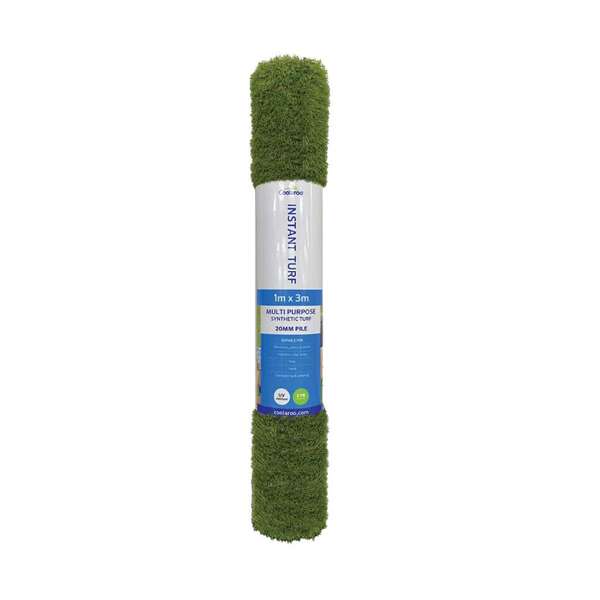 Coolaroo Instant Synthetic Turf Multi-Purpose Roll 20mm x 1m x 3m