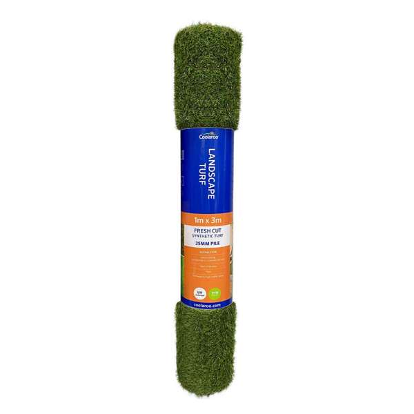 Coolaroo Landscape Synthetic Turf Fresh Cut Roll 25mm x 1m x 3m