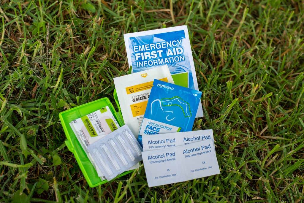 FastAid PocKit First Aid Kit Plastic Case