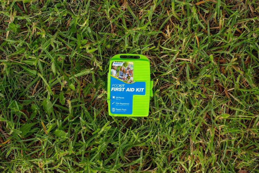FastAid PocKit First Aid Kit Plastic Case