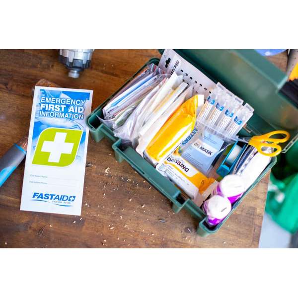 FastAid DIY Workshop First Aid Kit Plastic Case