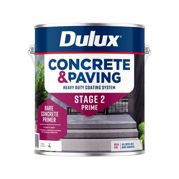 Dulux Concrete & Paving Bare Concrete Primer 4L