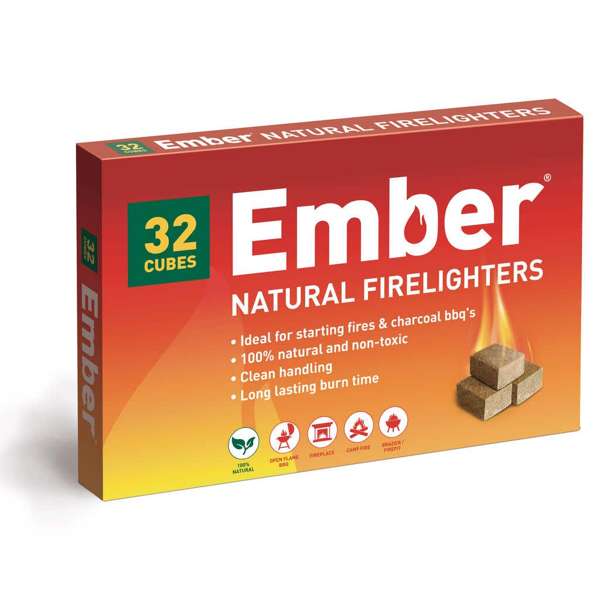 Ember Natural Firelighters - 32 Pack