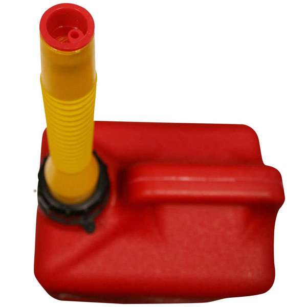 Pro Quip Fuel Can Plastic Unleaded Red Safe-T-Pour 5L