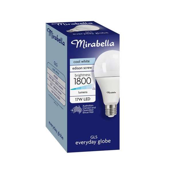 Mirabella LED GLS 18W 1800Lum 4000K ES Cool White