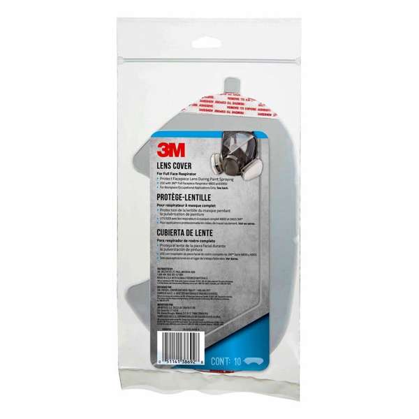 3M Respirator Lens Cover - 10 Pack