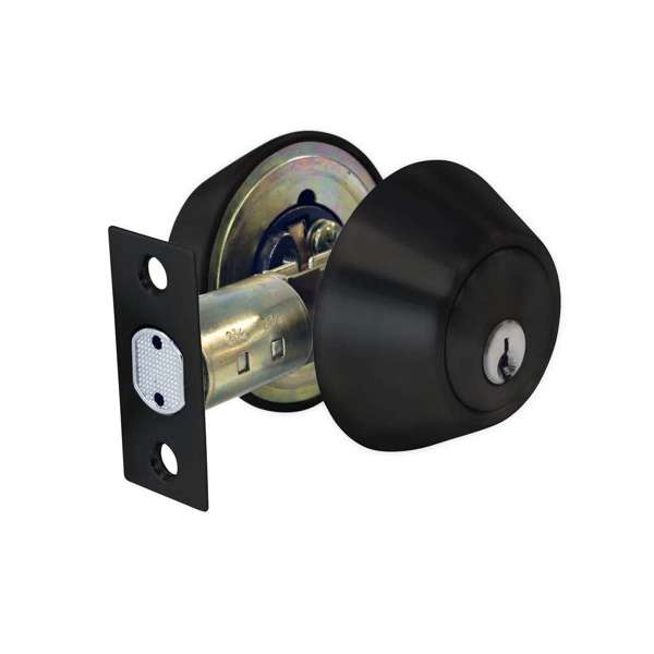 Trio Builderlock Deadbolt Double Cylinder Black