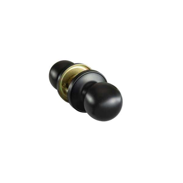 Trio Builderlock Passage Knob Black