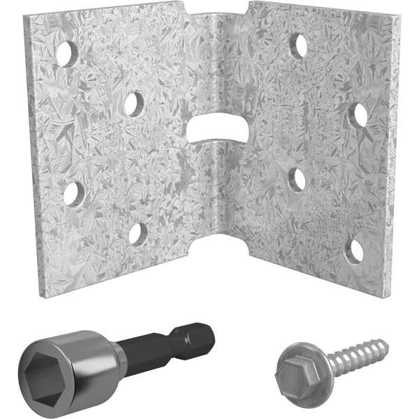 Angle Bracket Repair Kit 60 x 60 x 70mm - 4 Pack