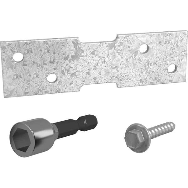 Plate Bracket Repair Kit 120 x 35mm - 4 Pack