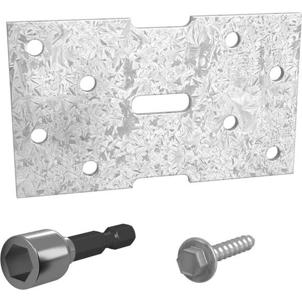 Plate Bracket Repair Kit 120 x 70mm - 4 Pack