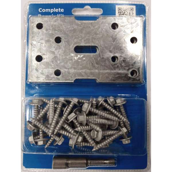 Plate Bracket Repair Kit 120 x 70mm - 4 Pack