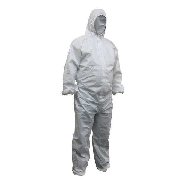 Maxisafe Coveralls Disposable White Large