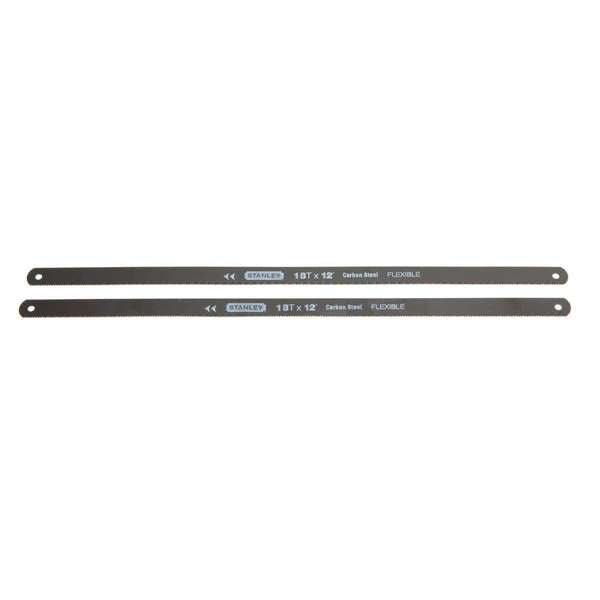 Stanley Carbon Hacksaw Blade 18TPI 300mm - 2 Pack