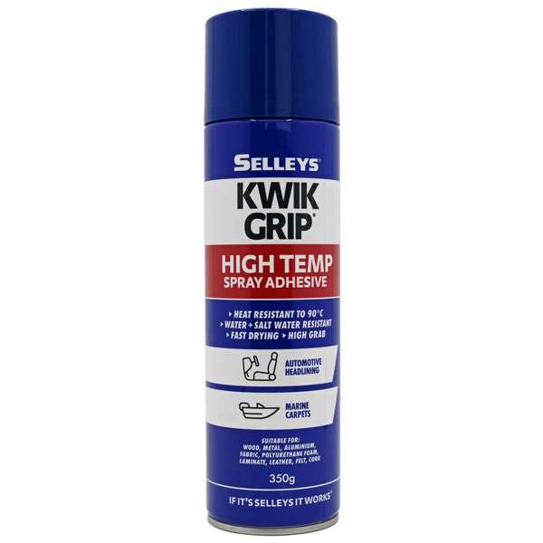 Selleys Kwik Grip High Temp Spray Adhesive 350g