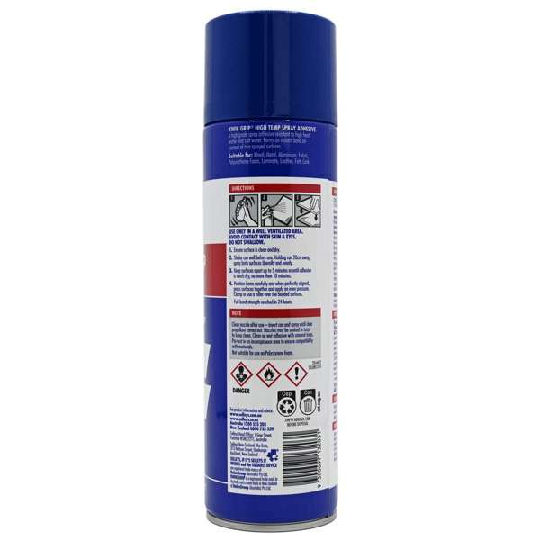 Selleys Kwik Grip High Temp Spray Adhesive 350g