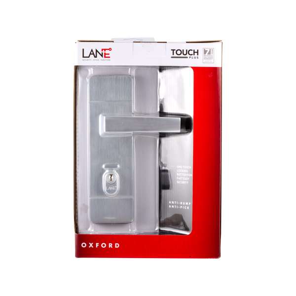 Lane Oxford Touch Plus Entrance Lockset Brushed Satin Chrome