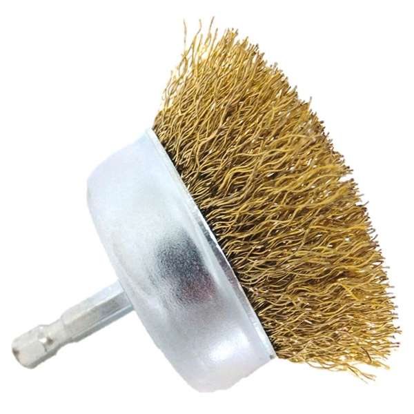 Josco Hex Crimped Wire Cup Brush 75mm