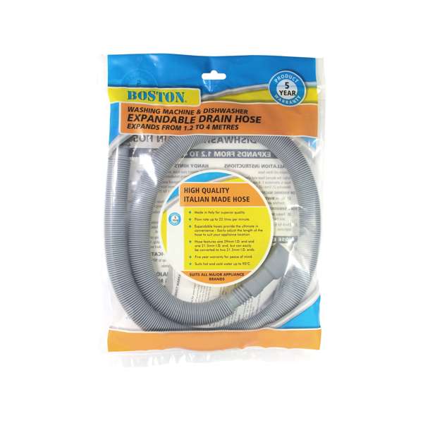 Boston Expandable Washing Machine & Dishwasher Drain Hose