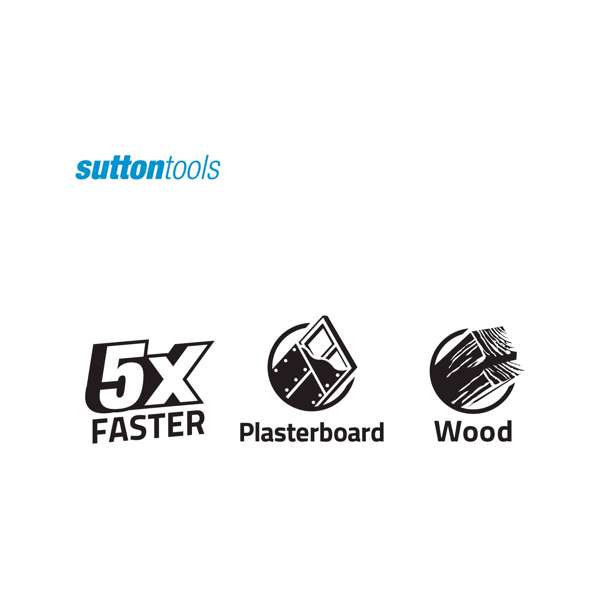 Sutton Tools Multi-Purpose TCT Hole Saw Carpenter Set - 8 Piece