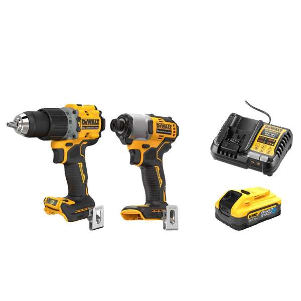 DeWalt 18V XR POWERSTACK 5.0Ah Combo Kit - 2 Piece DCK2049H1-XE