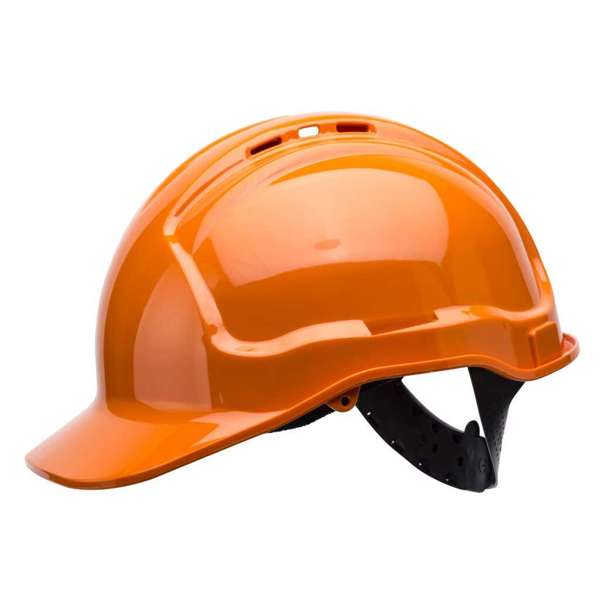 Maxisafe Hard Hat Vented with Slip lock Tuffgard Orange