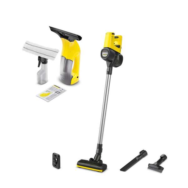 Karcher VC4 Stick Vacuum & WV1 Window Vacuum Bundle