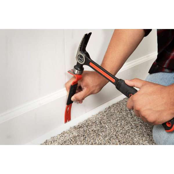 Crescent Flat Pry Bar with Grip 178mm