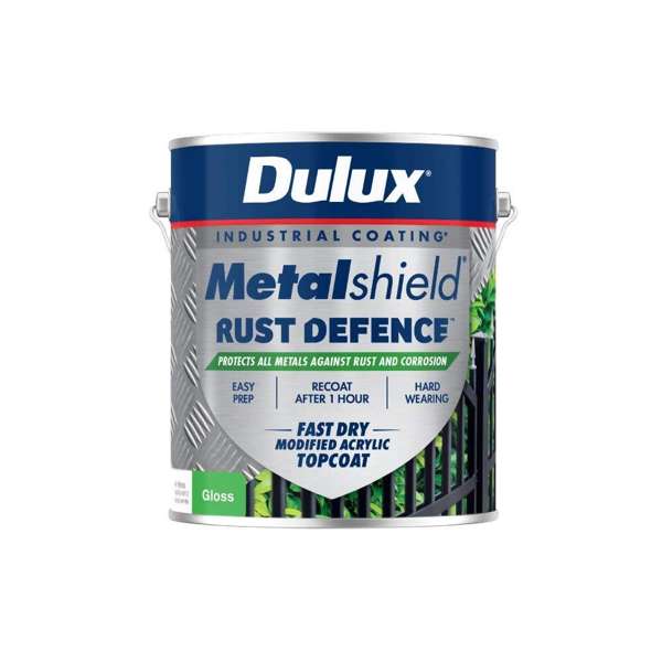 Dulux Metalshield Rust Defence Vivid White Gloss 4L