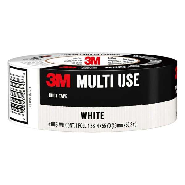 3M Duct Tape Cloth Multi Use White 48mm x 50m