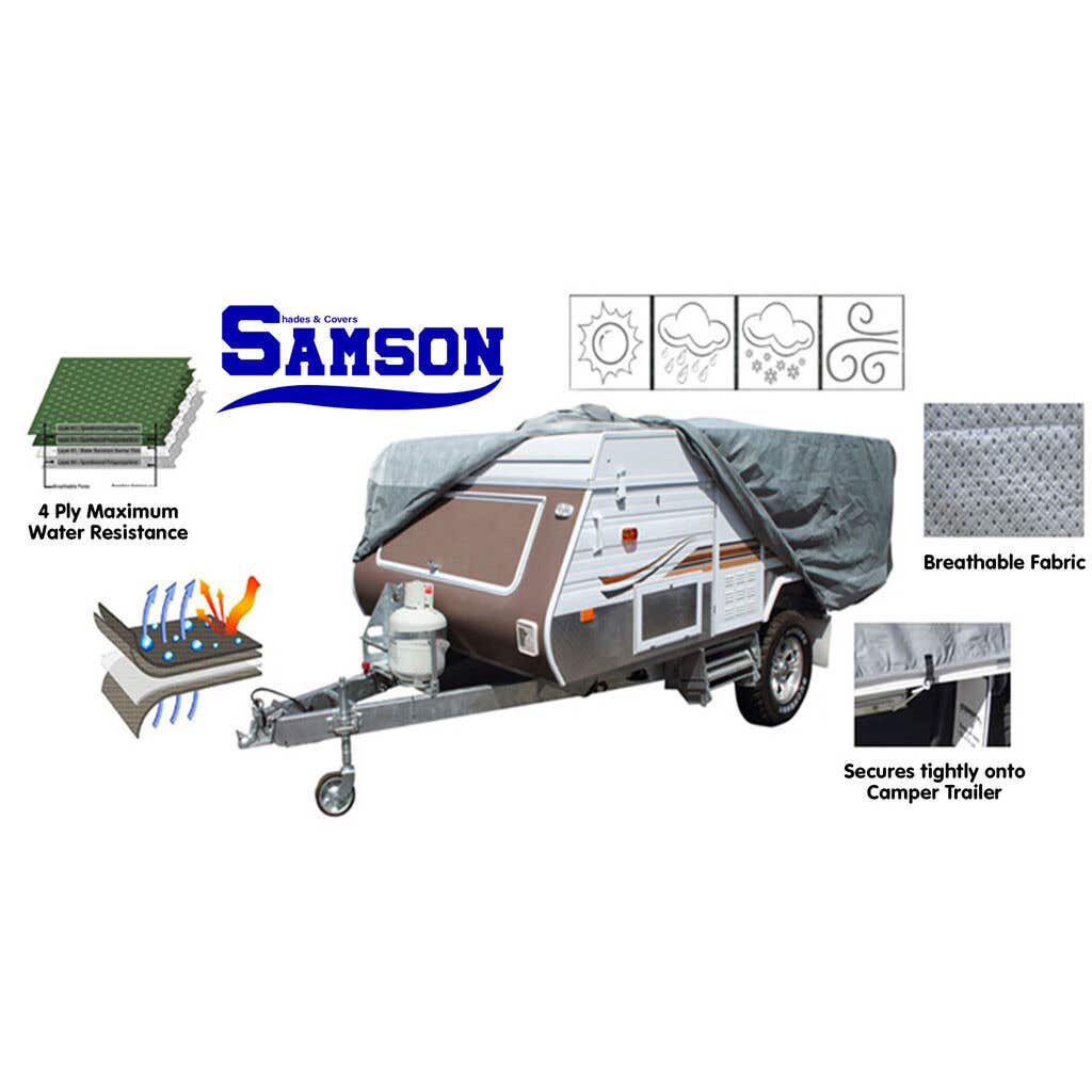 Cover Camper Trailer Heavy Duty 10-12Ft Samson