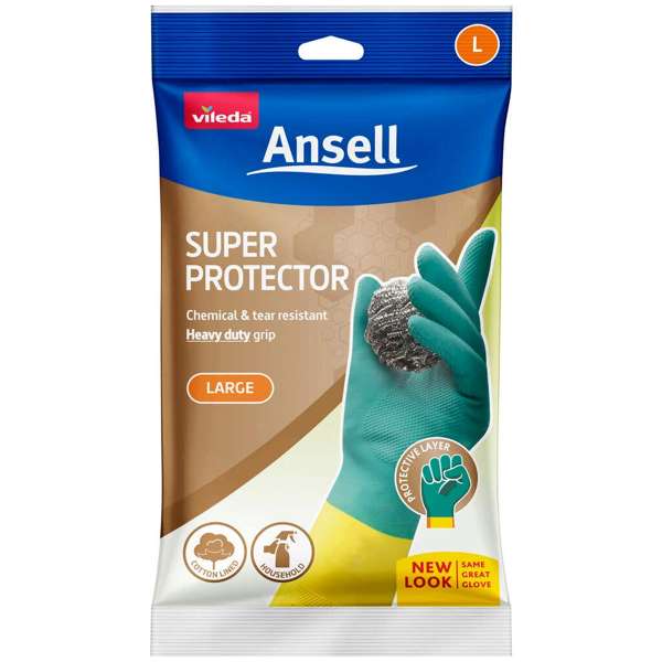 Vileda Ansell Super Protector Gloves Large