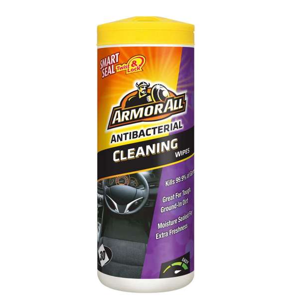 Armor All Antibacterial Cleaning Wipes - 30 Pack