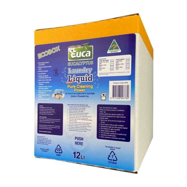 Euca Laundry Liquid Concentrate Eucalyptus 12L