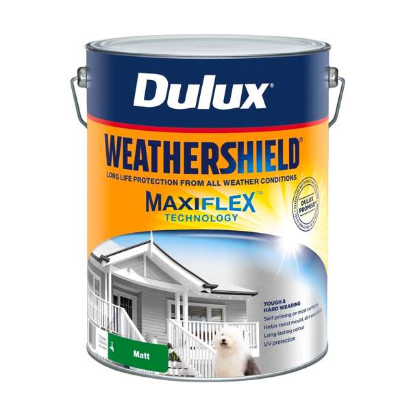 Dulux 10L Vivid White Matt Weathershield Exterior Paint