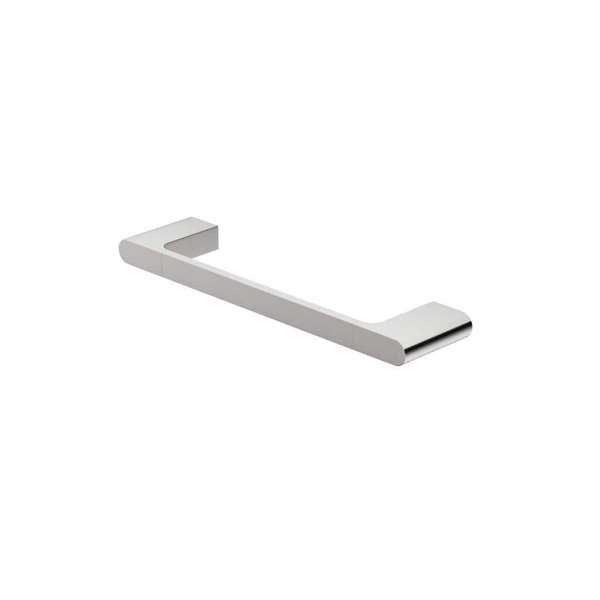 Interbath Vesi Single Towel Rail Polished Brushed Nickel 300mm