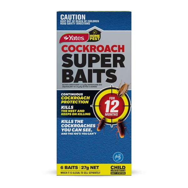 Yates Superbaits Home Pest Cockroach - 6 Pack