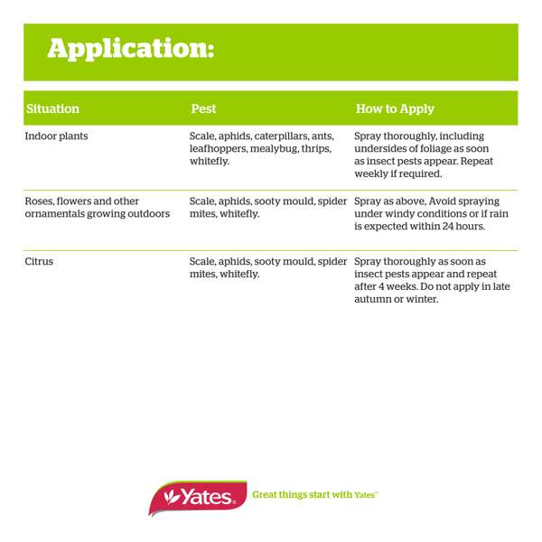 Yates 750ml Ready To Use Scale Gun Insect Pest Killer