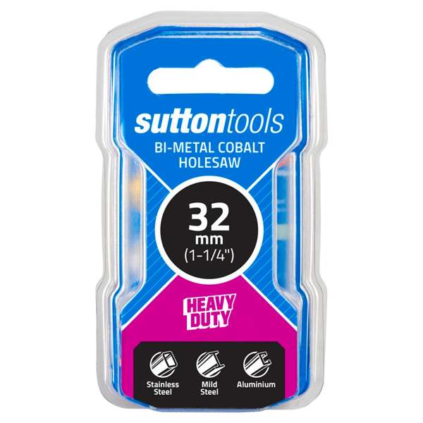 Sutton Tools 32mm White Cobalt Bi-Metal Holesaw