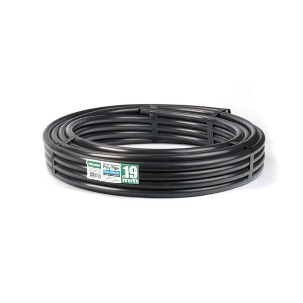 Holman 19mm x 25m Black Poly Pipe