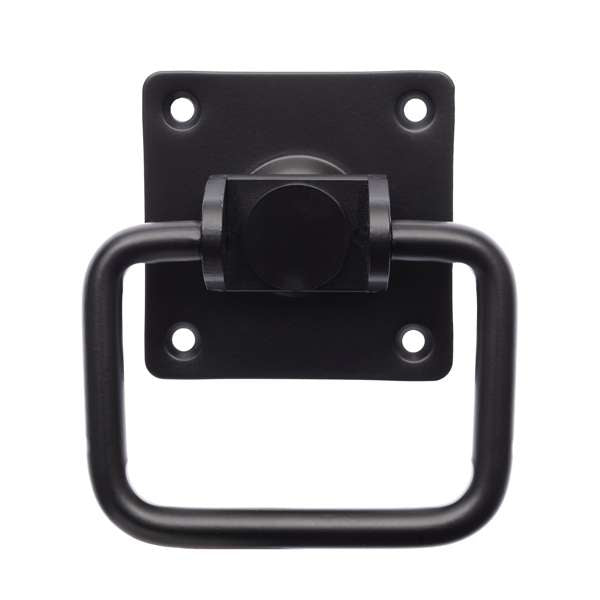 Zenith Matte Black Gate Ring Pull Handle