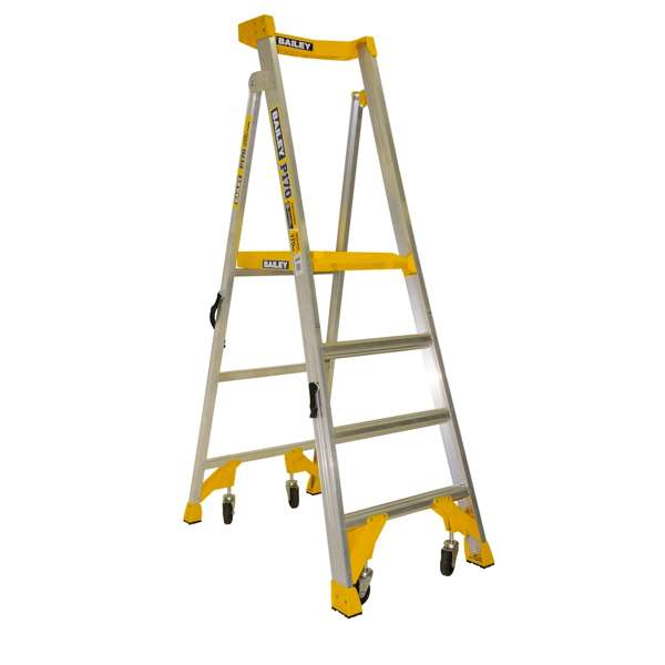 Bailey 170kg 4 Step Aluminium Job Station Platform Ladder