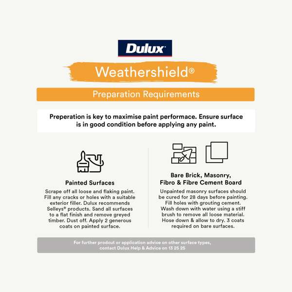 Dulux 2L Extra Bright Semi Gloss Weathershield Exterior Paint