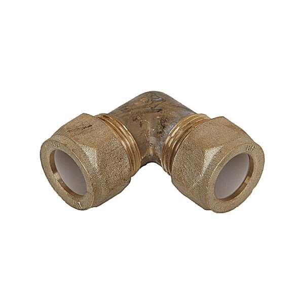 Brasshards Elbow Nylon Compression Olive Brass 15 x 15mm