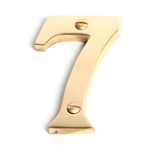 Sandleford 75mm Brass House Number 7