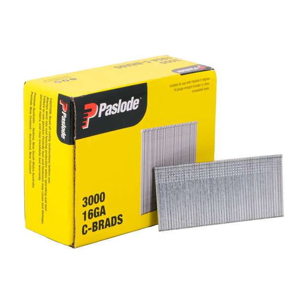 Paslode 38 x 1.6mm C38 Pneumatic Brad - 3000 Pack